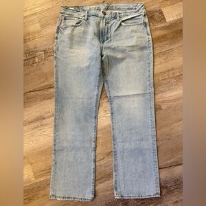 American Eagle Men's Original Bootcut Light Blue Jeans Size 36